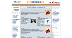 Desktop Screenshot of jussportalen.no